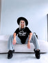 OVERSIZE T-krekls "THE BEST" - MELNS